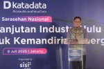 Sarasehan Nasional: Mendorong Keberlanjutan Industri Hulu Minyak dan Gas untuk Kemandirian Energi (Foto: Katadata/Fauza Syahputra)