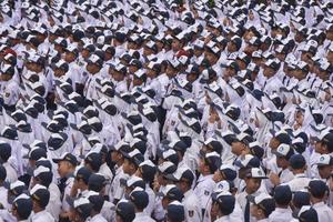 Hari pertama masuk sekolah di Ciamis