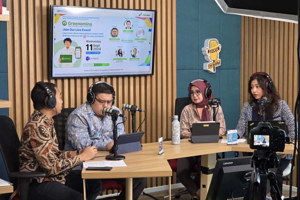 Greenomina, Pertamina, emisi karbon