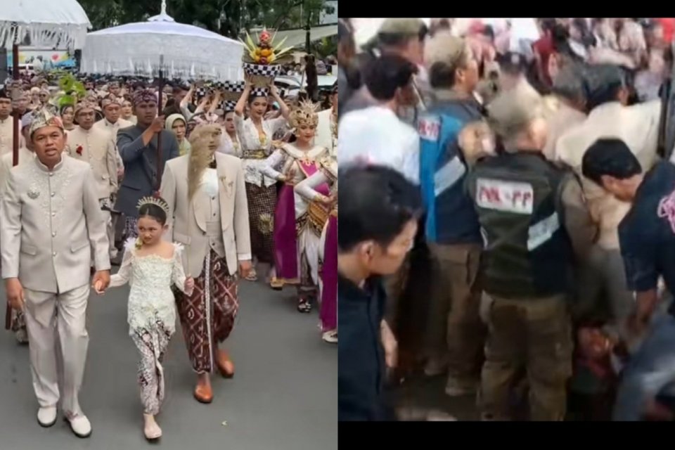 Pesta pernikahan anak Dedi Mulyadi berakhir ricuh, dedy mulyadi, pesta pernikahan anak dedi mulyadi ricuh,