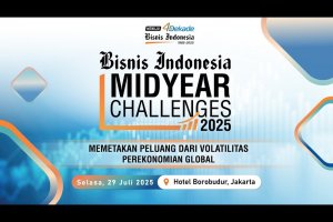 Bisnis Indonesia Mid Year Challenges 2025 siap hadir sebagai ruang dialog pemangku kepentingan sektor industri dan keuangan.