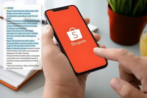 Shopee mengenakan biaya proses pesanan Rp 1.250 ke seller mulai 20 Juli