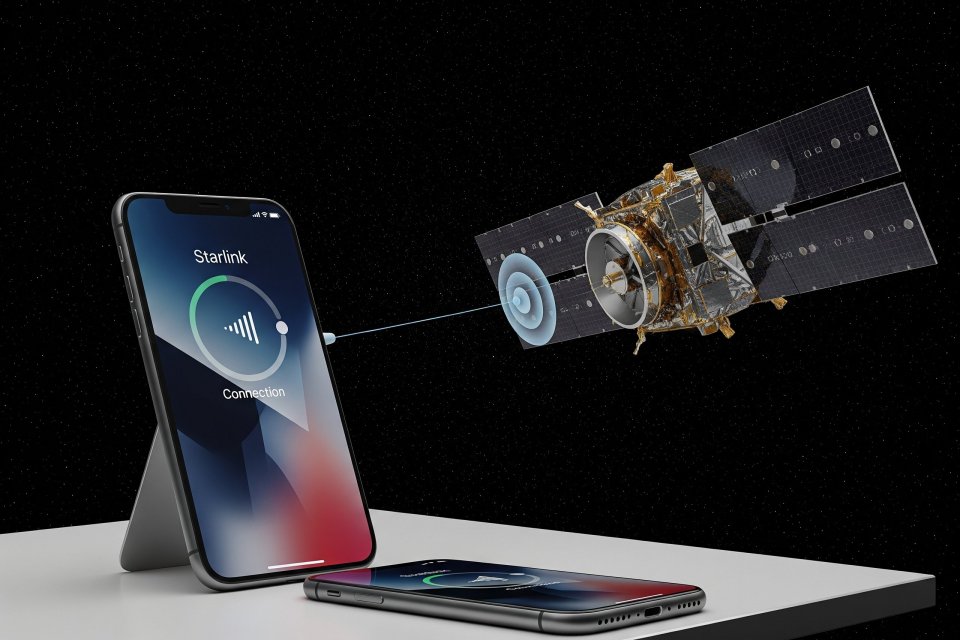 iphone akan terhubung ke Starlink, apple kerja sama dengan starlink,