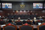 Sidang Uji Materi Undang-Undang Nomor 28 Tahun 2014 tentang Hak Cipta (Foto: Katadata/Fauza Syahputra)