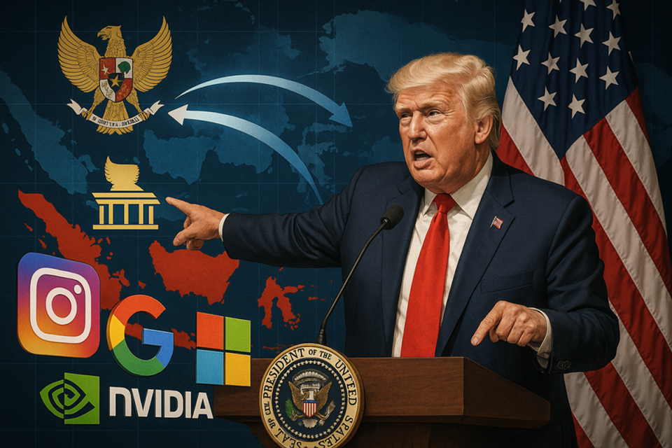 Trump ingin perusahaan AS bisa transfer data pengguna di Indonesia ke Amerika