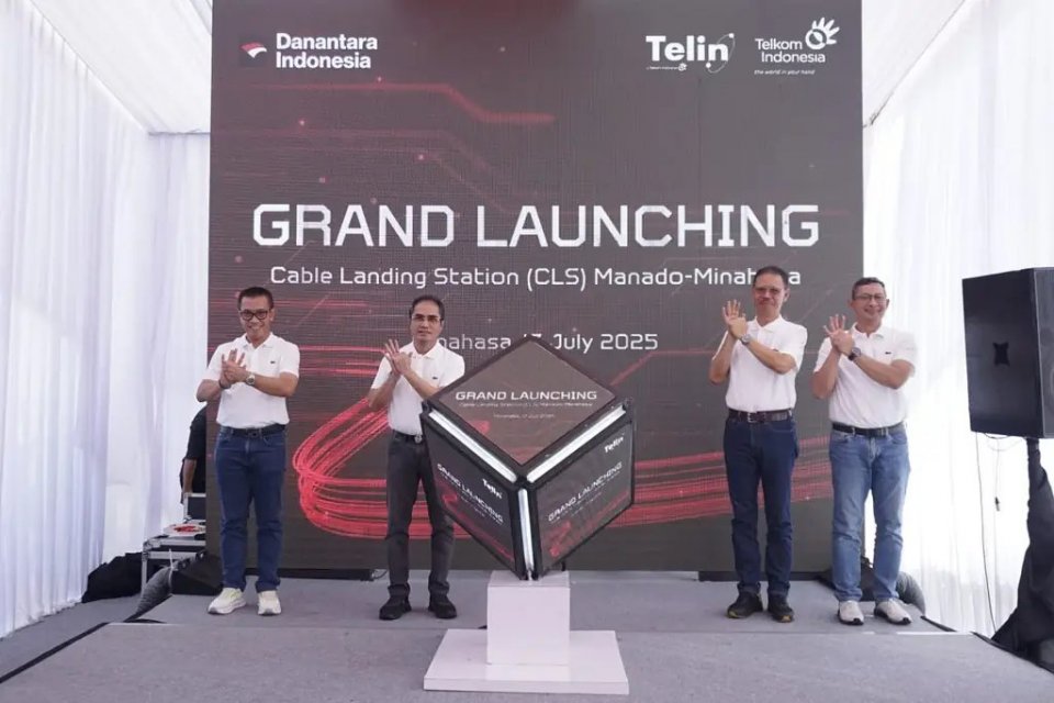 Telkom Indonesia lewat anak perusahaannya PT Telekomunikasi Indonesia International (Telin) resmi mengoperasikan Cable Landing Station (CLS) terbaru di Kalasey, Minahasa, Sulawesi Utara.