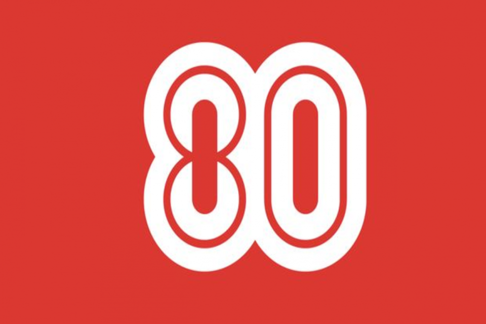 Logo HUT RI ke-80