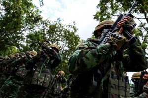 Pasukan Thailand disiagakan di perbatasan dengan Kamboja