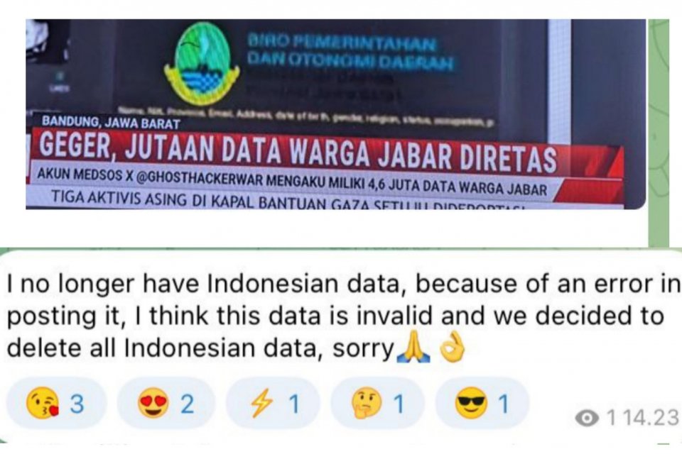 Hacker DigitalGhost klarifikasi soal data warga Jawa Barat yang dibobol