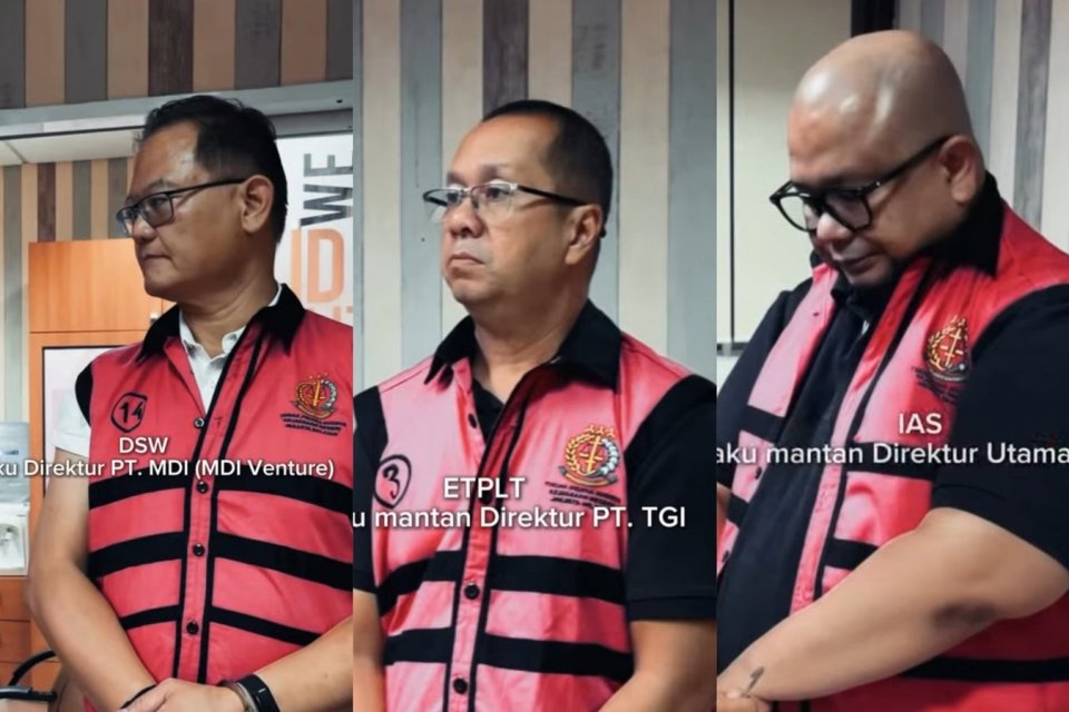 Kejaksaan Negeri Jakarta Selatan menetapkan tiga tersangka dugaan korupsi dan TPPU terkait pengelolaan dana investasi oleh MDI Ventures dan BRI Ventures pada TaniHub,