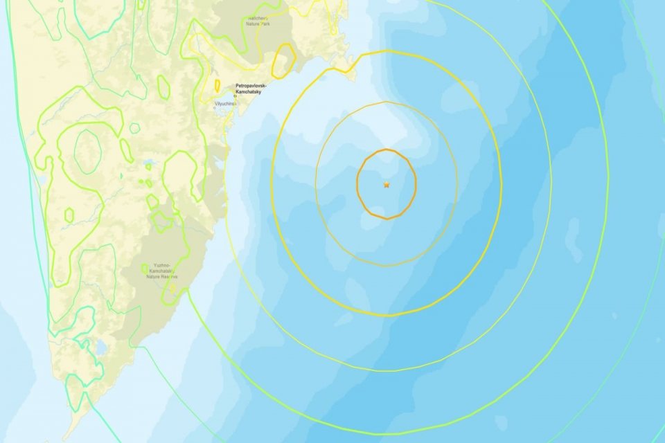 gempa, Rusia