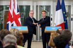 Perdana Menteri Inggris Keir Starmer dan Presiden Prancis Emmanuel Macron 