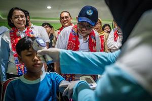 Mendikdasmen tinjau pelaksanaan CKG di Sekolah