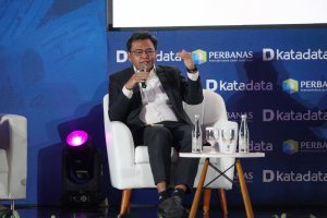 Katadata Dialogue: Strategi Nasional Memerangi Kejahatan Finansial (Foto: Katadata/Fauza Syahputra)