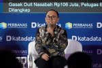 Kepala PPATK, Ivan Yustiavandana di acara Katadata Policy Dialogue: Strategi Nasional Memerangi Kejahatan Finansial, di JS Luwansa Hotel, Jakarta, Sel