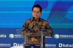 Ketua Umum Perbanas, Hery Gunadi, di Acara Policy Dialogue Katadata, Selasa (5/8)