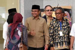 Yaqut Cholil Qoumas usai jalani pemeriksaan di KPK