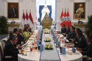 Pertemuan Presiden Prabowo dengan Presiden Peru