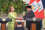 Konpers pascapertemuan bilateral Indonesia dan Peru