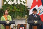 Konpers pascapertemuan bilateral Indonesia dan Peru