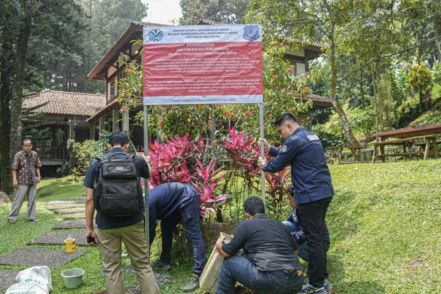 KLH Segel 4 Hotel di Puncak Terkait Dugaan Pencemaran Lingkungan