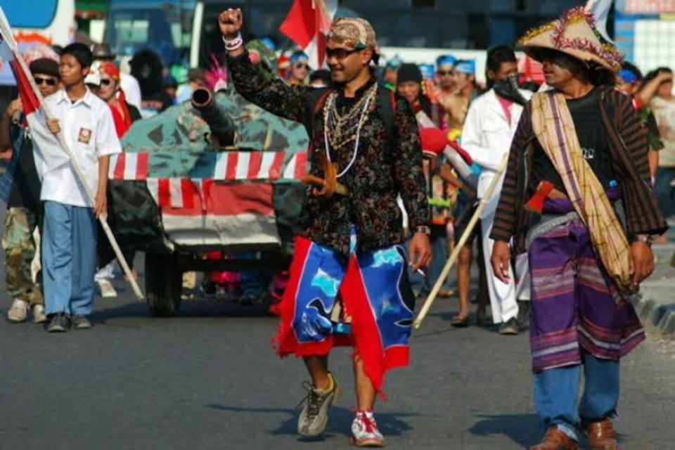 Kostum karnaval 17 Agustus 2025