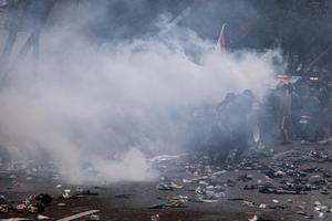 Aksi unjuk rasa di Kabupaten Pati berakhir ricuh