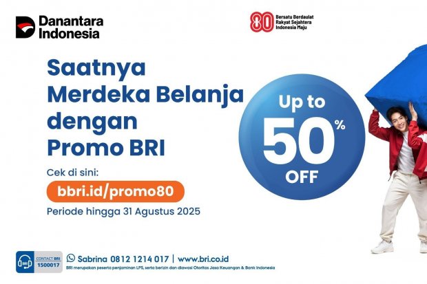 Promo HUT ke-80 RI dari BRI