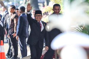 Menteri Kabinet Merah Putih Hadiri Sidang Tahunan MPR RI