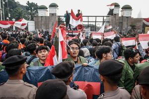Unjuk rasa BEM SI di Jakarta