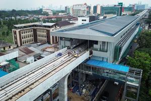 Progres pembangunan LRT Jakarta Fase 1B capai 61,79 persen