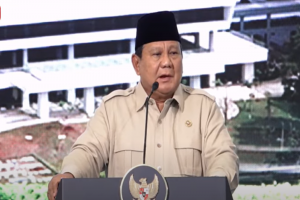 Presiden Prabowo Subianto meresmikan Gedung Layanan Terpadu dan Institut Neurosains Nasional di Rumah Sakit Pusat Otak Nasional (RS PON) Mahar Mardjon