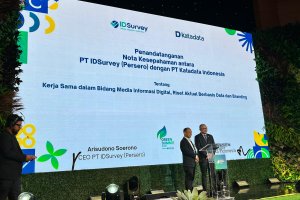 MoU Katadata Indonesia dan IDSurvey