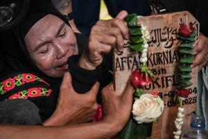 Pemakaman Affan Kurniawan korban lindas rantis Brimob