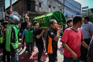 Pemakaman Affan Kurniawan korban lindas rantis Brimob