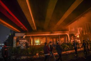 Aksi unjuk rasa di Kwitang