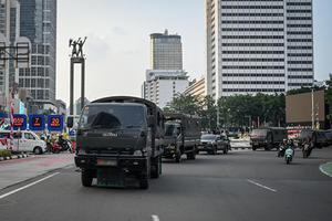 TNI gelar patroli untuk cegah aksi anarkis