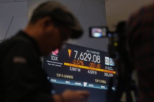 IHSG dibuka melemah (Foto:Katadata/Fauza Syahputra)