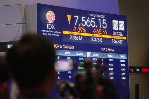 IHSG dibuka melemah (Foto:Katadata/Fauza Syahputra)