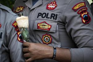 Aksi damai pengemudi ojek daring se-Jawa Tengah