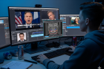 Ilustrasi membuat video deepfake