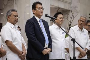 Menteri Keuangan yang baru kunjungi kantor Kemenkeu