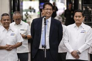 Menteri Keuangan yang baru kunjungi kantor Kemenkeu