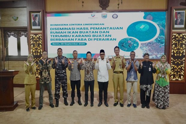 Terumbu Karang Buatan dari Abu PLTU Batang Berhasil Ditumbuhi Karang
