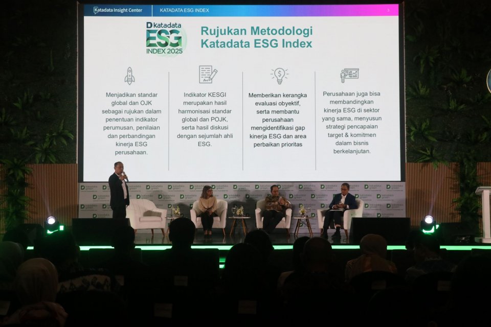 Katadata ESG Index 2025 Dirilis, Dorong Investasi dan Angkat Value ...