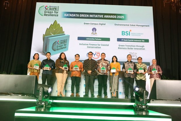 6 Perusahaan dan 1 Kampus Raih Penghargaan Katadata Green Initiative Award 2025