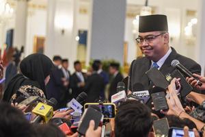 Presiden Prabowo Subianto lantik sejumlah menteri