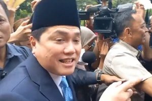 Erick Thohir di istana negara, Rabu (17/9)