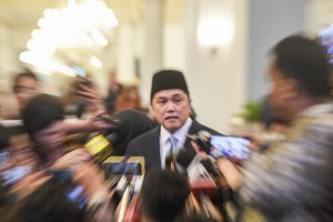 Presiden Prabowo Subianto lantik sejumlah menteri