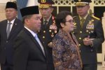Presiden Prabowo Subianto melantik Sarah Sadiqa sebagai Kepala Kebijakan Barang/Jasa Pemerintah di Istana Negara, Jakarta, Rabu (17/9) pukul 15.00 WIB